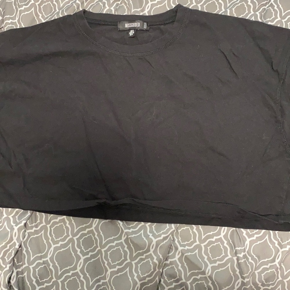 Cropped Oversized Misguided T